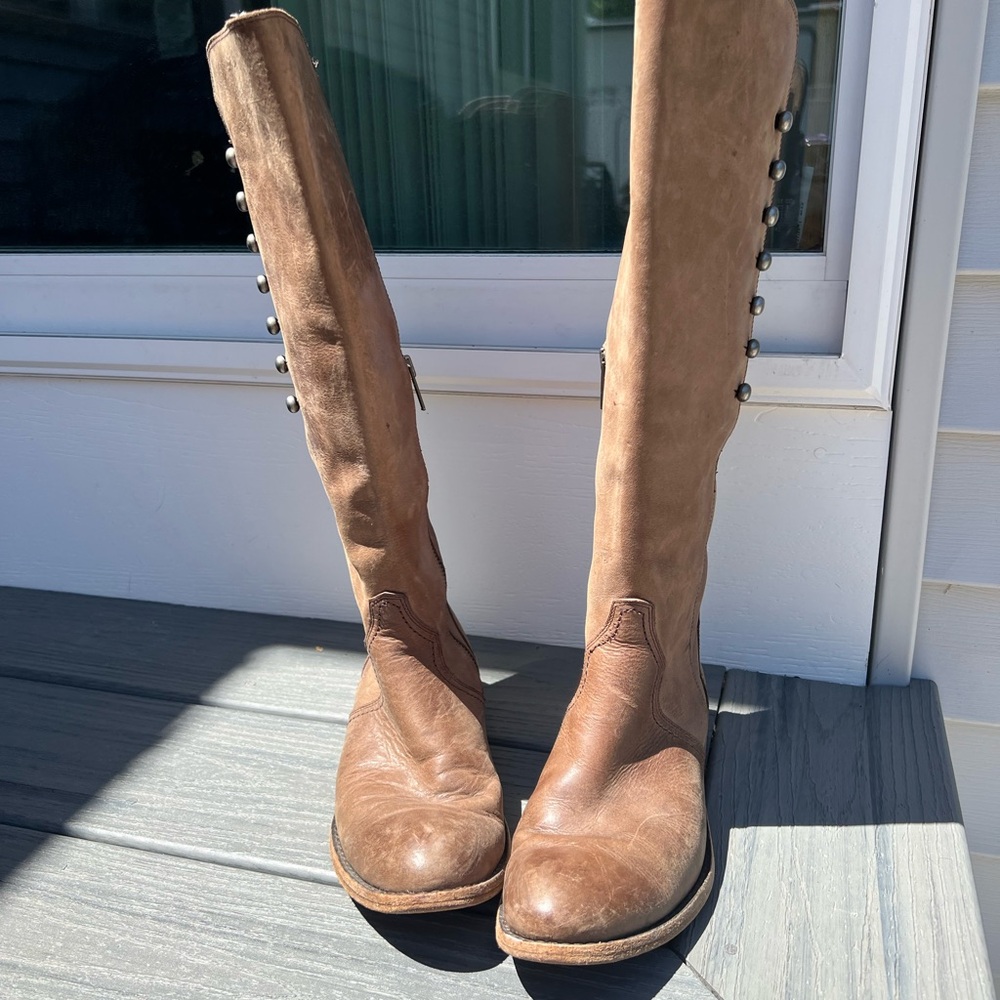 Spirit by Lucchese Leather Riding Boots Size 6.5
